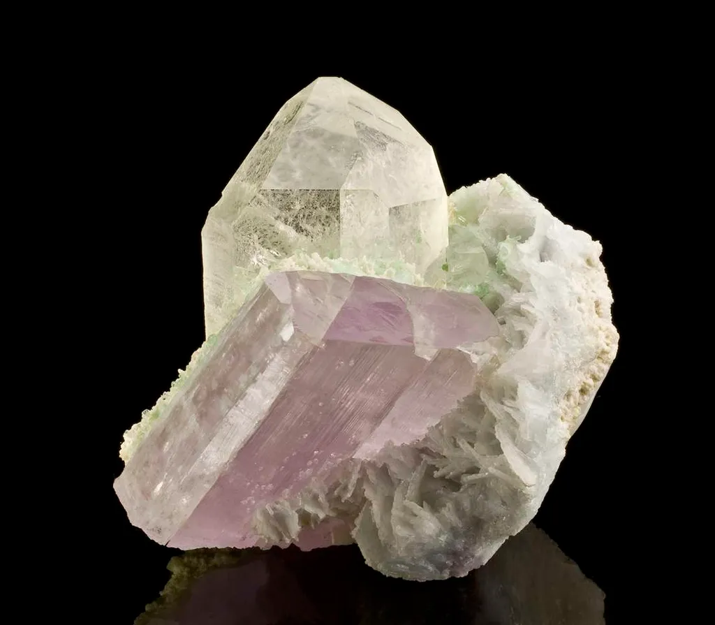Kunzite With Quartz - image 3