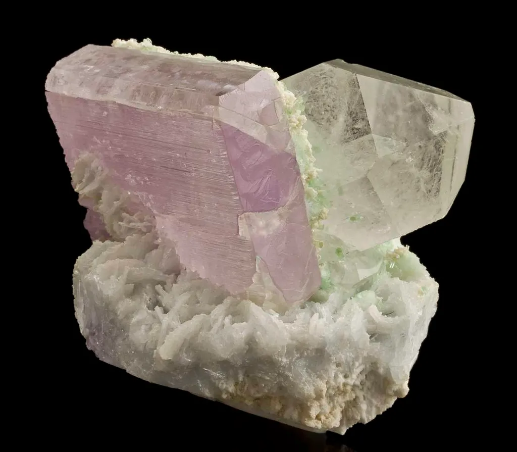 Kunzite With Quartz image