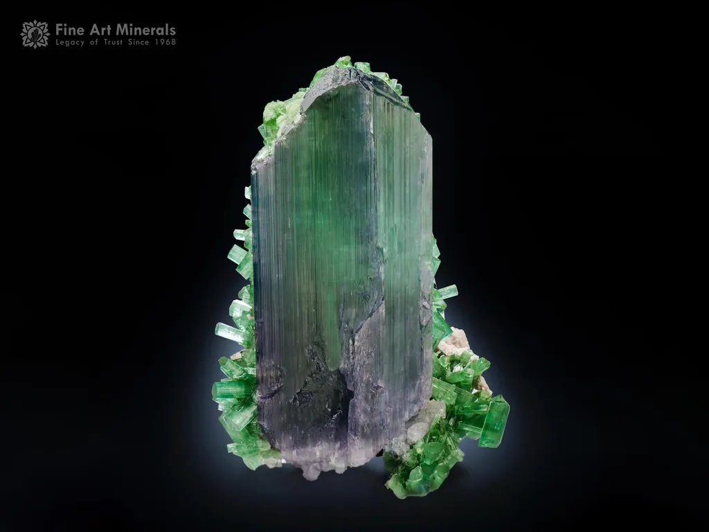 Kunzite with Tourmaline from Afghanistan - image 2
