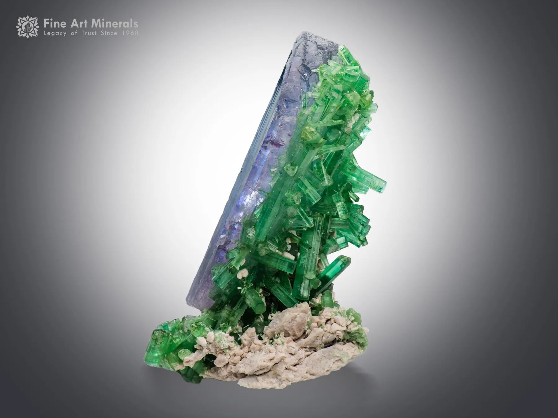 Kunzite with Tourmaline from Afghanistan - image 1