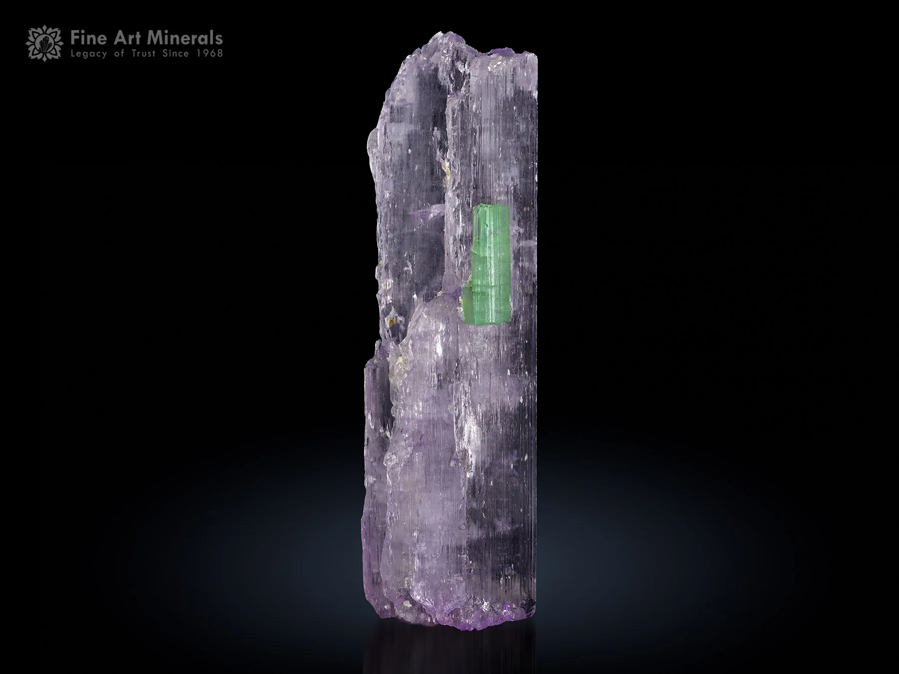 Kunzite with Tourmaline from Afghanistan - image 1