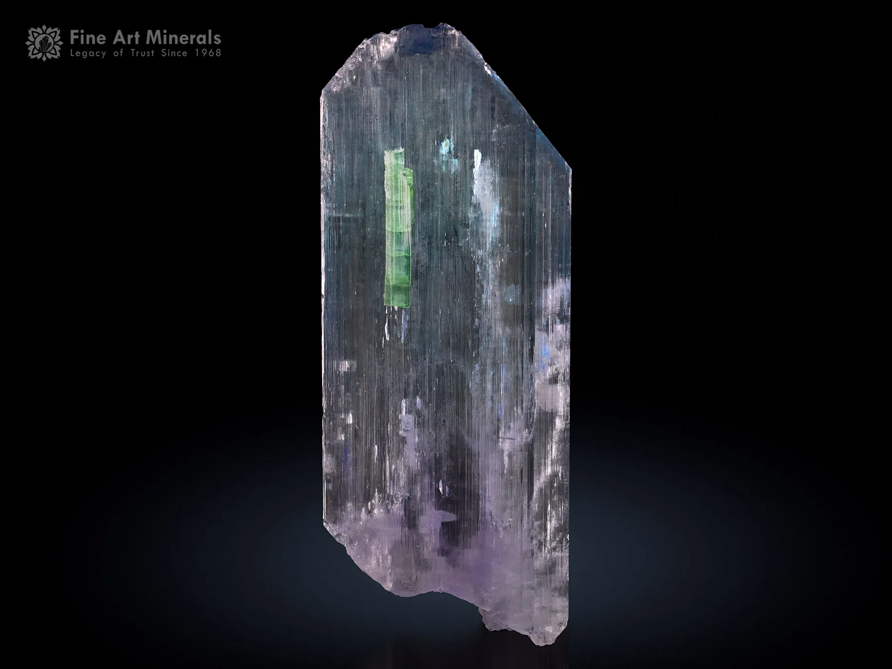 Kunzite with Tourmaline from Afghanistan - image 1
