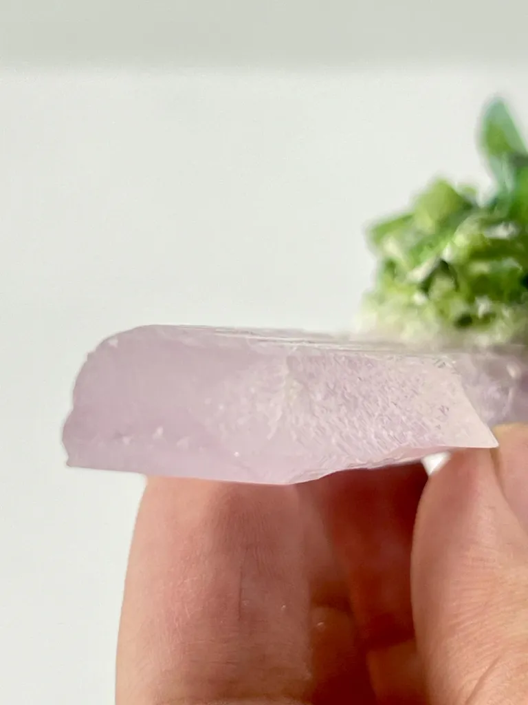 Kunzite With Tourmaline from Afghanistan, Kunar, Dara-e-Pech District, Dara-e-Pech pegmatite field - image 4