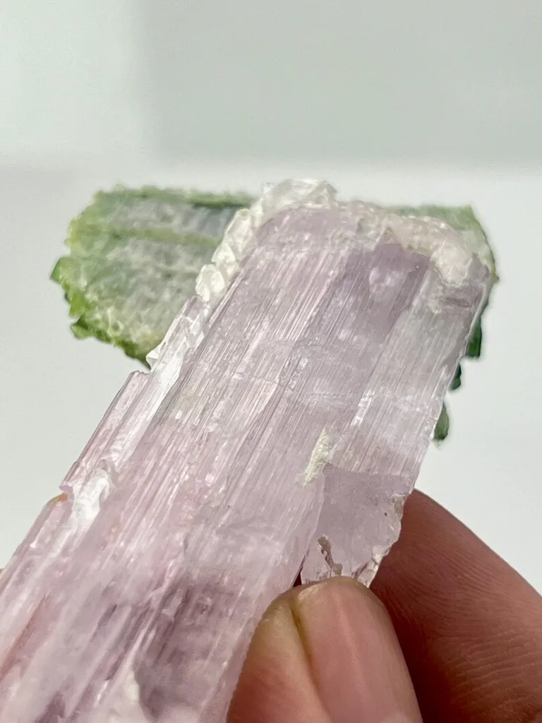 Kunzite With Tourmaline from Afghanistan, Kunar, Dara-e-Pech District, Dara-e-Pech pegmatite field - image 8