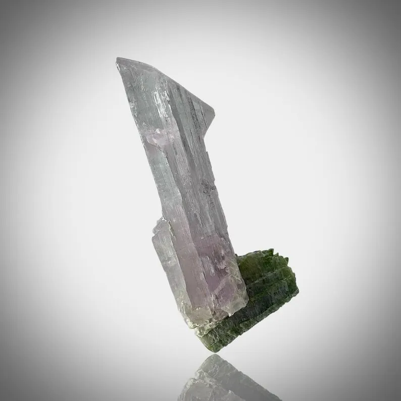 Kunzite With Tourmaline from Afghanistan, Kunar, Dara-e-Pech District, Dara-e-Pech pegmatite field - image 2