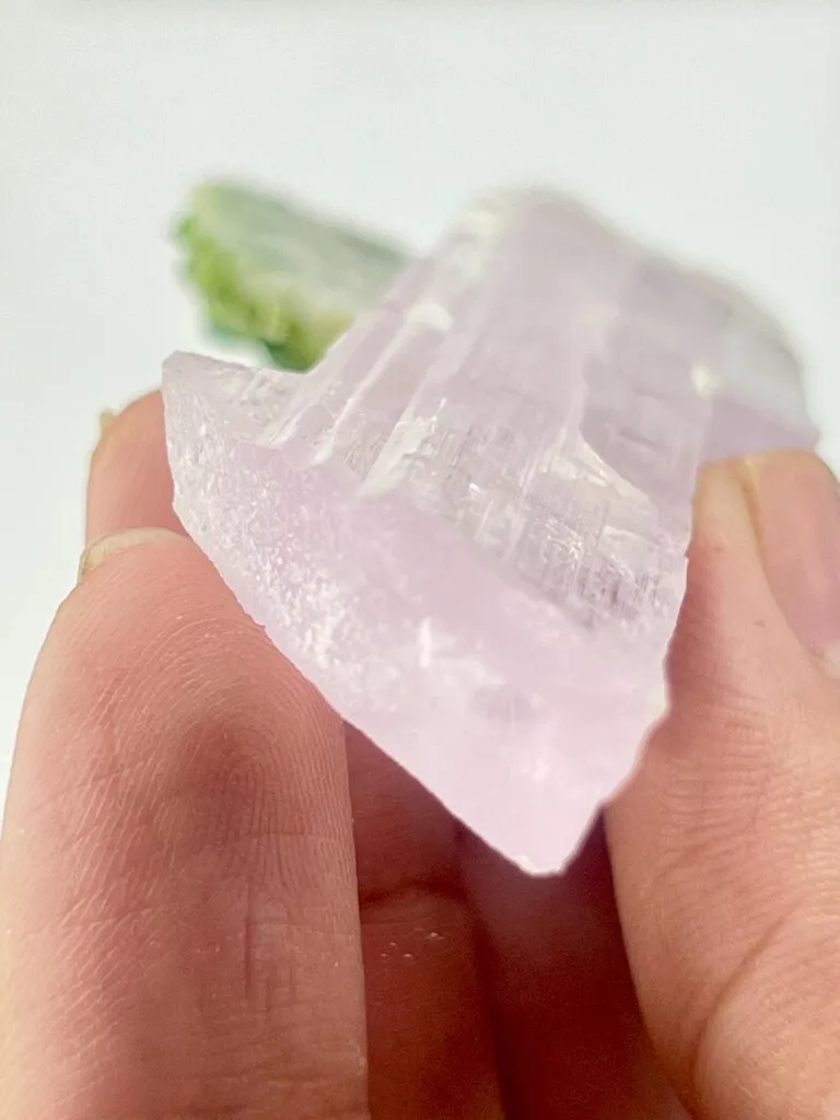 Kunzite With Tourmaline from Afghanistan, Kunar, Dara-e-Pech District, Dara-e-Pech pegmatite field - image 7