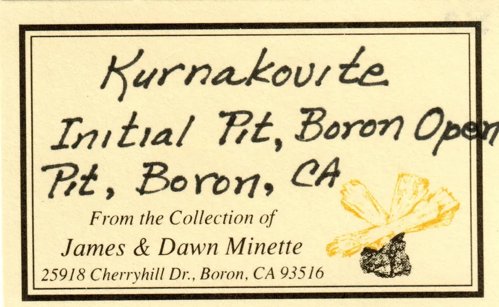 Kurnakovite - image 7