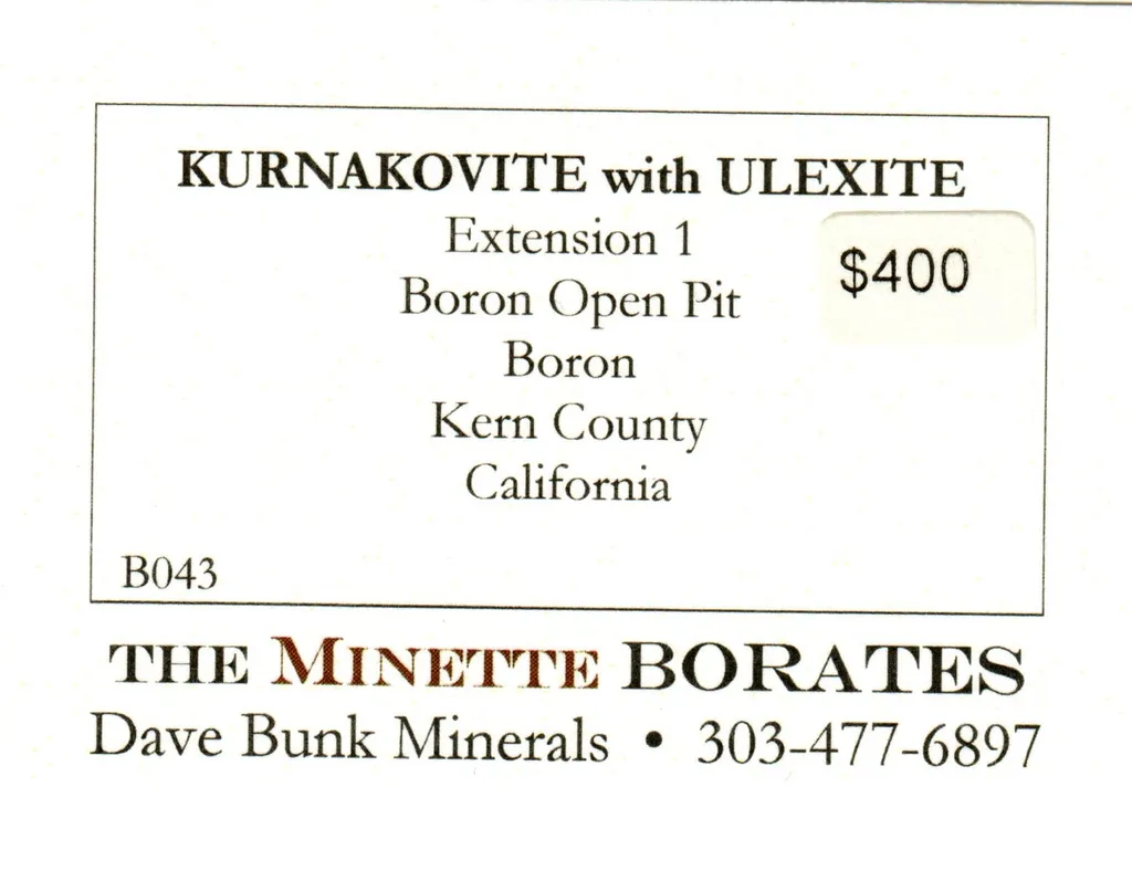 Kurnakovite with Ulexite - image 7