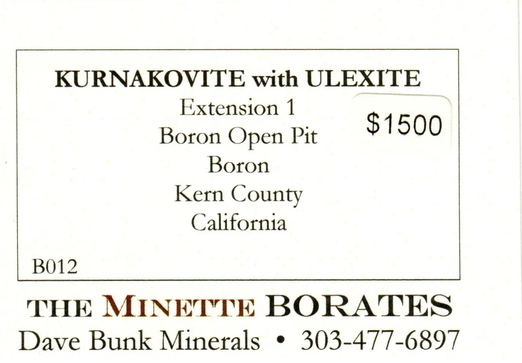 Kurnakovite with Ulexite - image 8