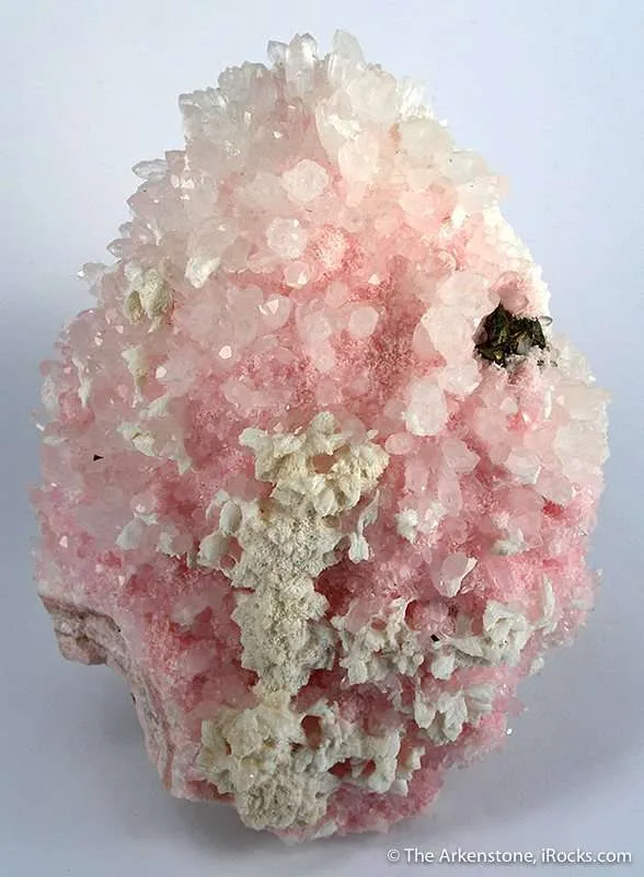 Kutnahorite And Quartz on Rhodochrosite image