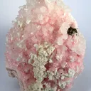 Kutnahorite And Quartz on Rhodochrosite - image 1