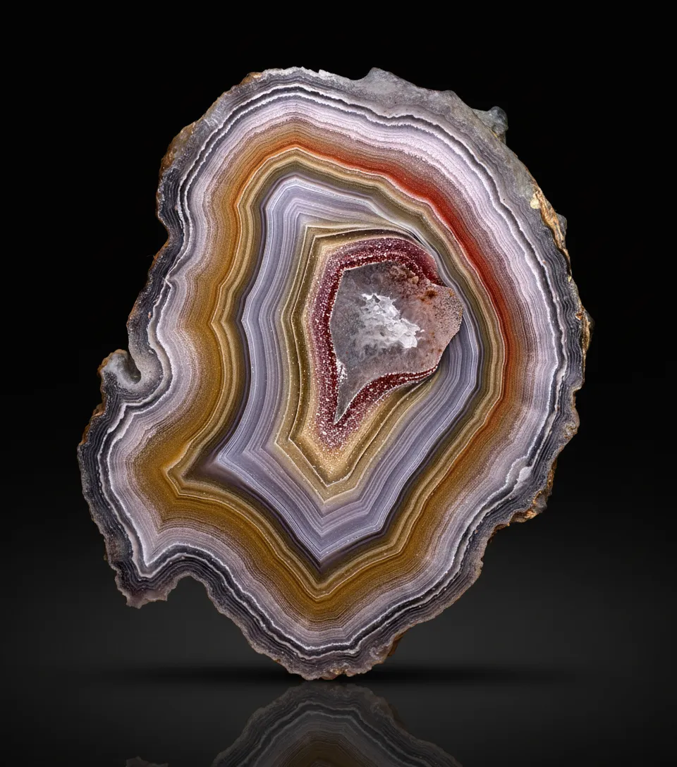 Laguna Agate, Chalcedony from Mexico, Chihuahua, Ahumada Municipality, Estacion Ojo Laguna - image 1