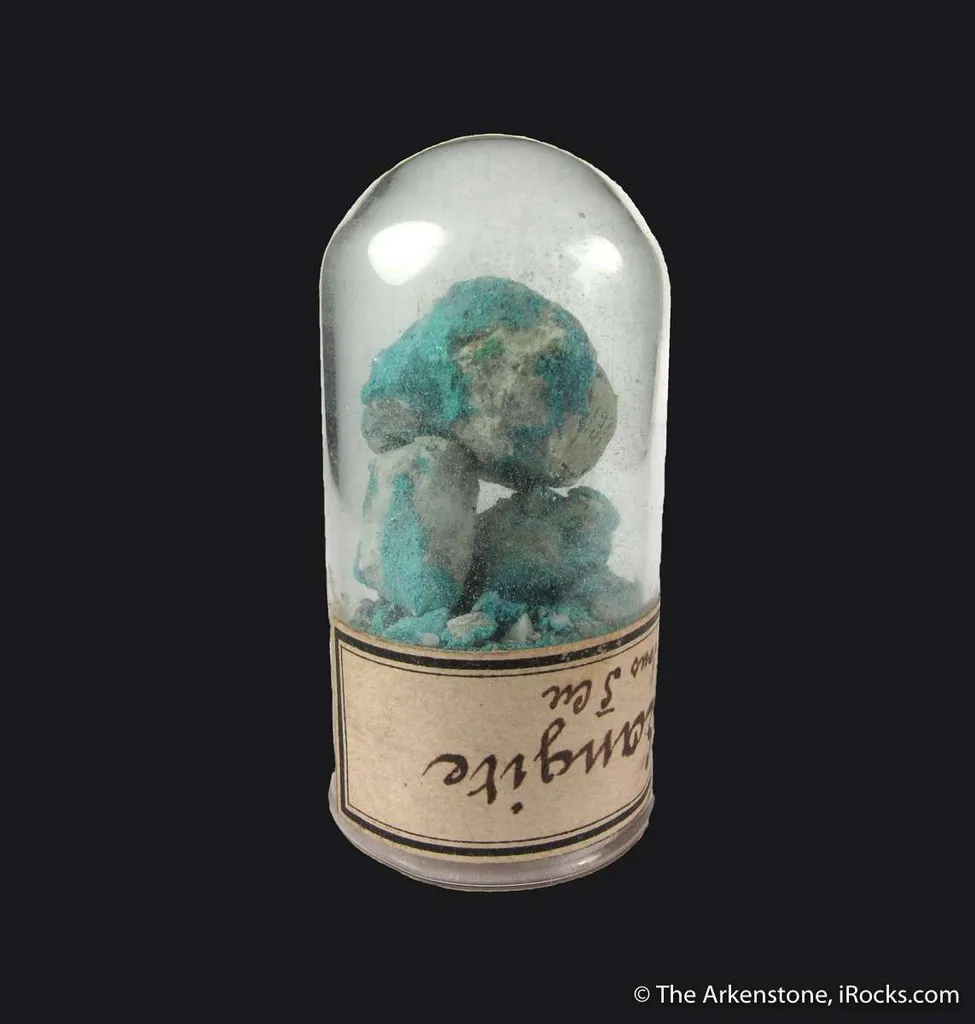 Langite (Type Locale) with Brochantite (circa 1850) image