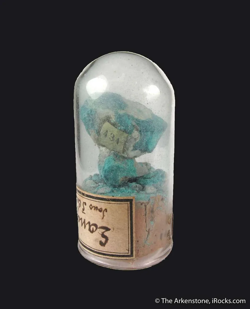 Langite (Type Locale) with Brochantite (circa 1850) - image 4