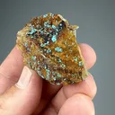 Langite with Brochantite - image 2