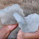 Large Blue Barite with Yellow Calcite. - image 3