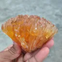 Large Honey calcite Flower - image 4