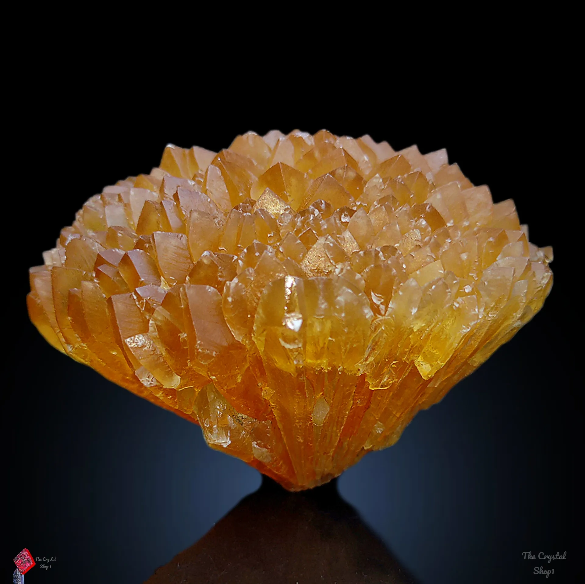 Large Honey calcite Flower - image 1