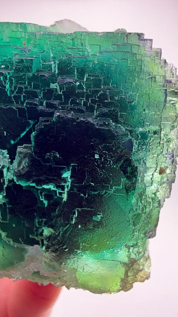 Large Okorusu Cube Fluorite. ONE CUBE. ENDLESS DEPTH. - image 7
