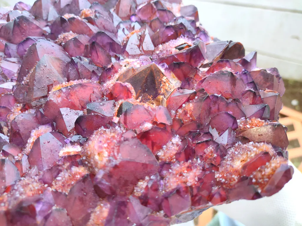 Large Size Alien Amethyst Phantom Quartz Crystal, Auralite Stone - image 3