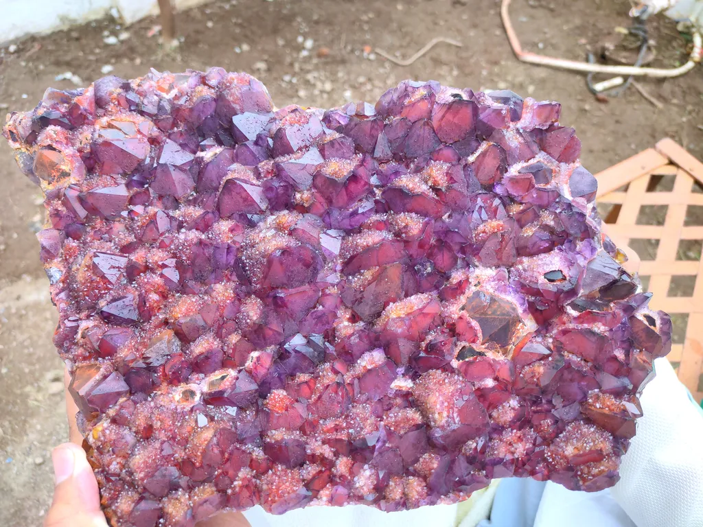 Large Size Alien Amethyst Phantom Quartz Crystal, Auralite Stone - image 6