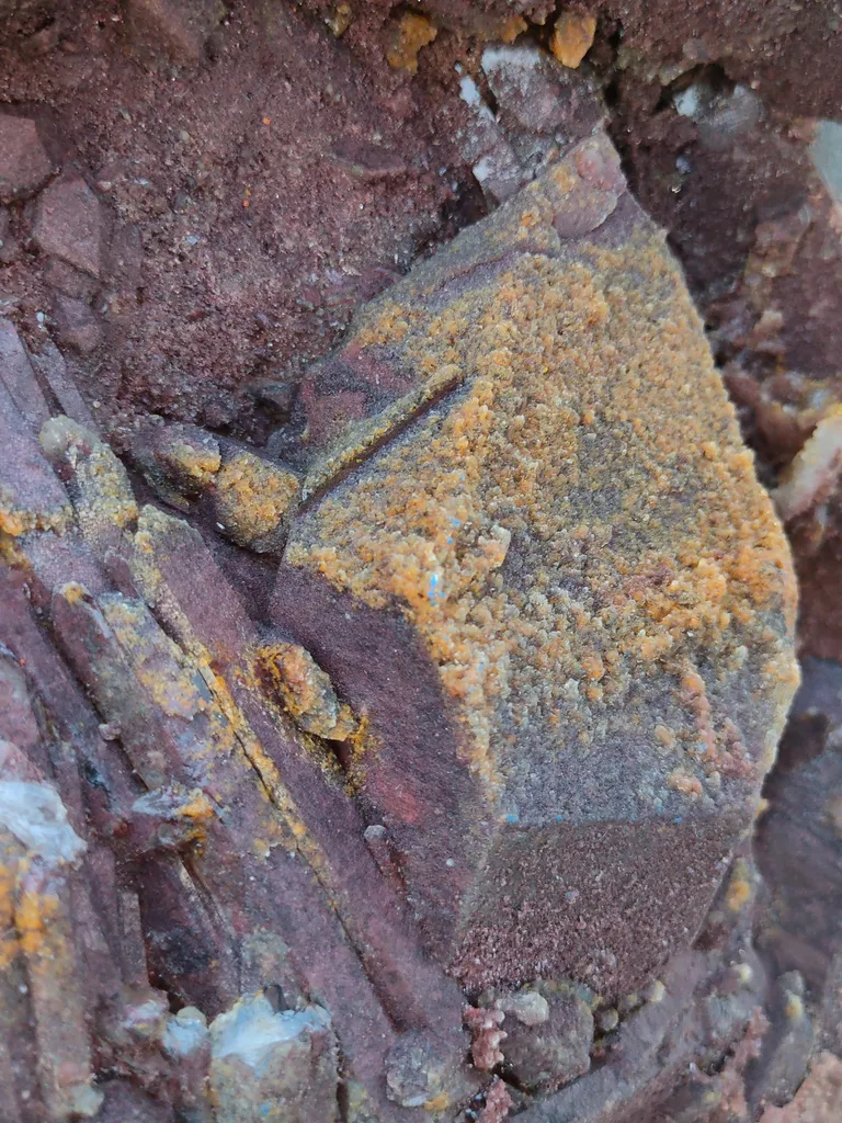 Large Size Red Hematite Quartz, Sunset Quartz with Green Chlorite - image 8