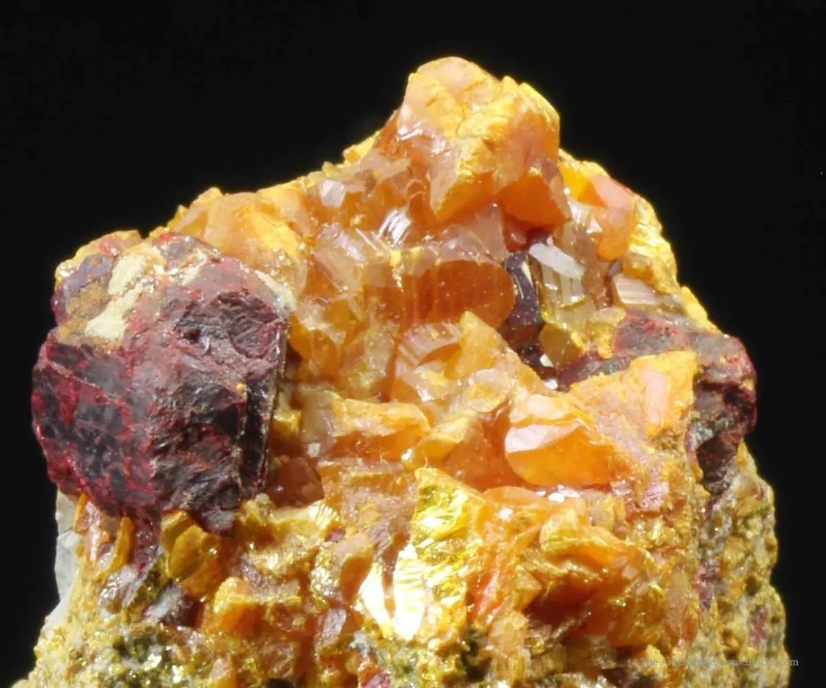 Large, Very Good Lorandite With Orpiment - image 3