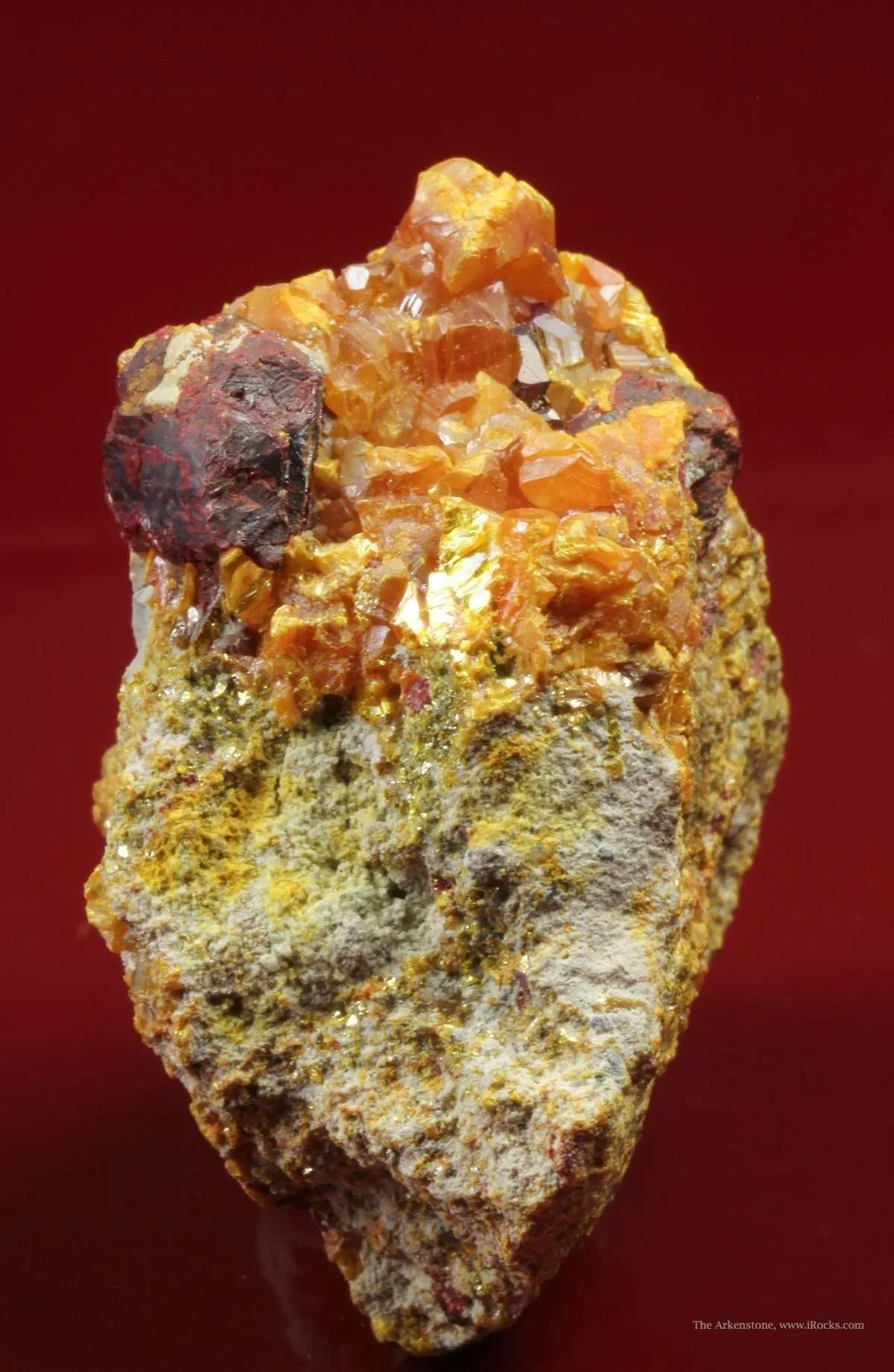 Large, Very Good Lorandite With Orpiment - image 1