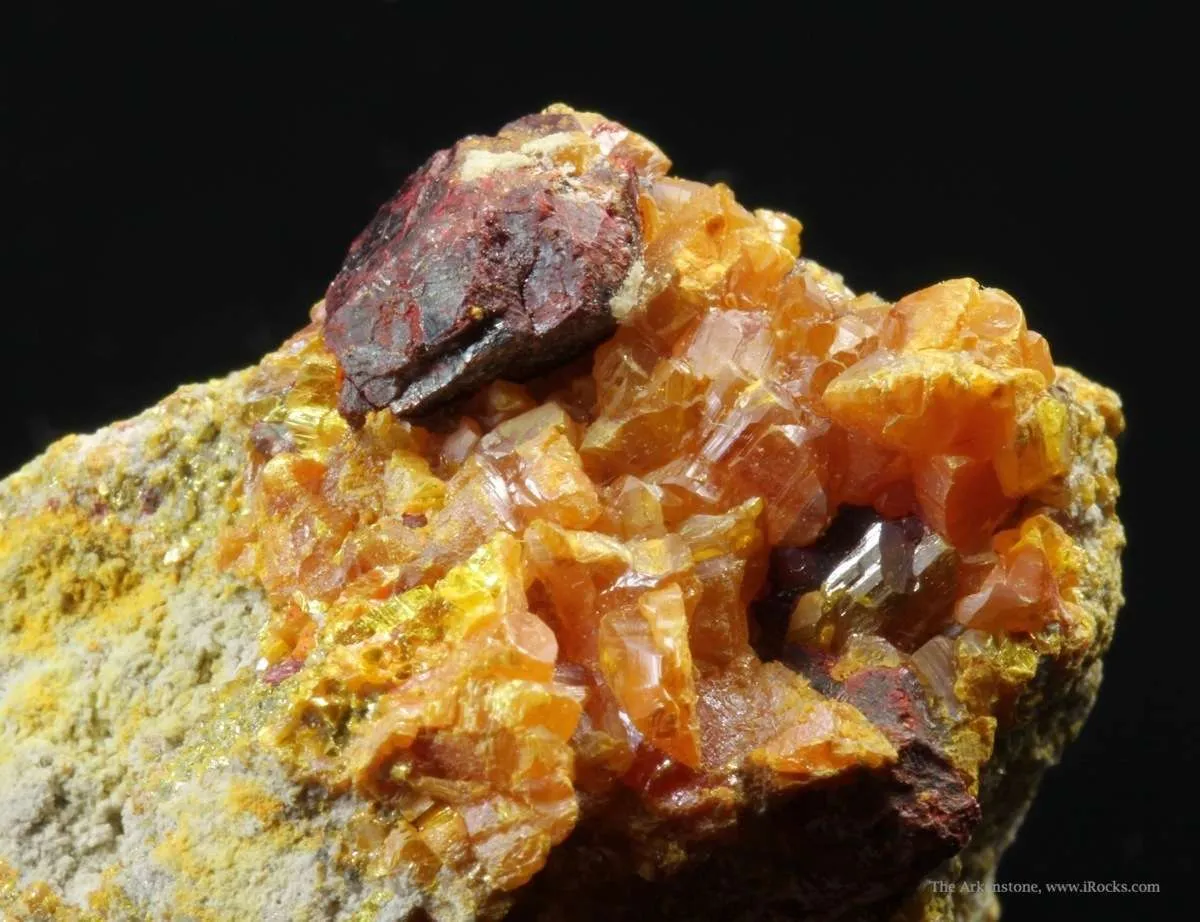 Large, Very Good Lorandite With Orpiment - image 4