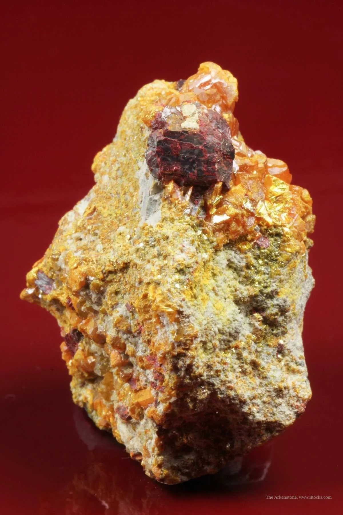 Large, Very Good Lorandite With Orpiment - image 2