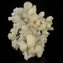 Large White Stilbite Plate on Matrix | Rare Indian Zeolite Mineral Specimen from Nashik - image 2
