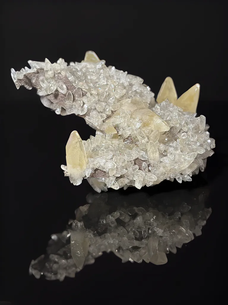 Large Yellow Calcite Specimen from Sweetwater Mine in Missouri, USA - image 7