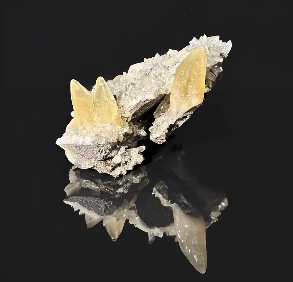 Large Yellow Calcite Specimen from Sweetwater Mine in Missouri, USA - image 5