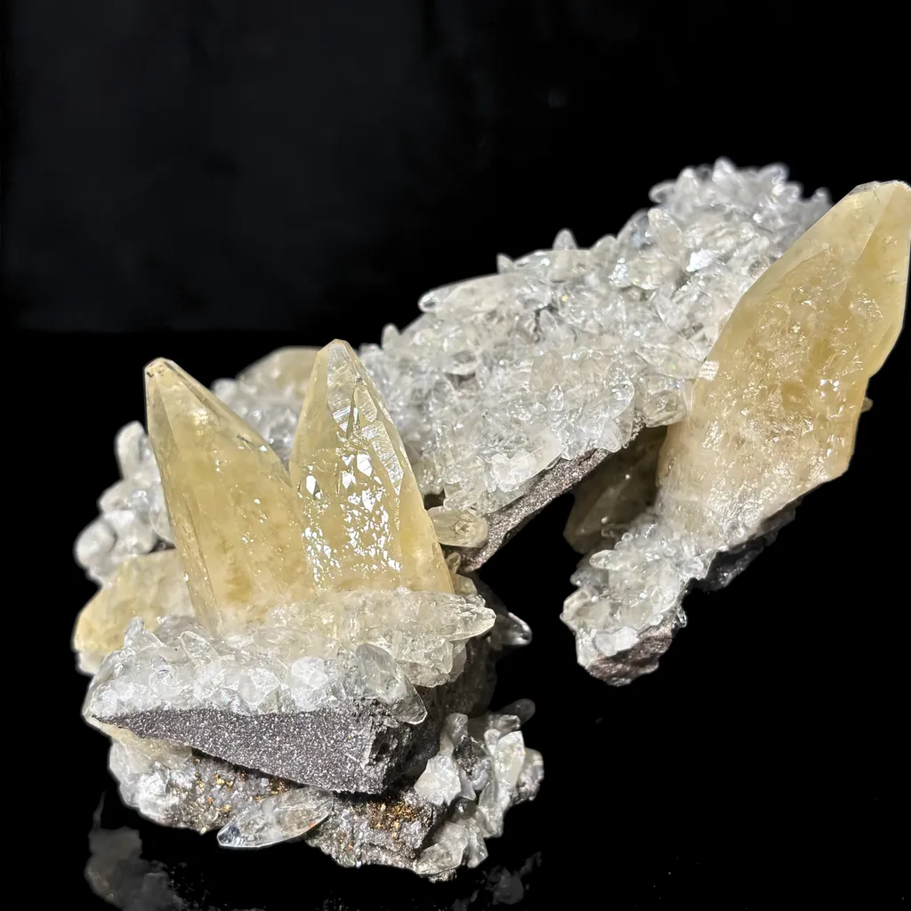 Large Yellow Calcite Specimen from Sweetwater Mine in Missouri, USA - image 6
