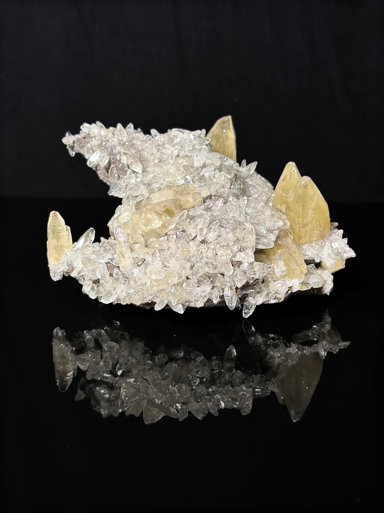 Large Yellow Calcite Specimen from Sweetwater Mine in Missouri, USA - image 8