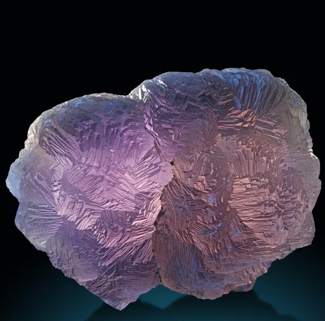 Lavander, stepped crystalized fluorite image