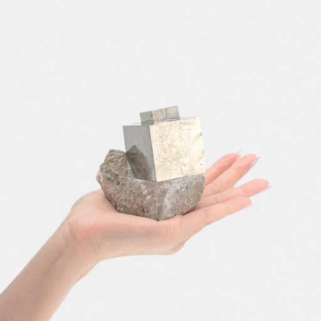 Layered Rectangles Pyrite - image 4