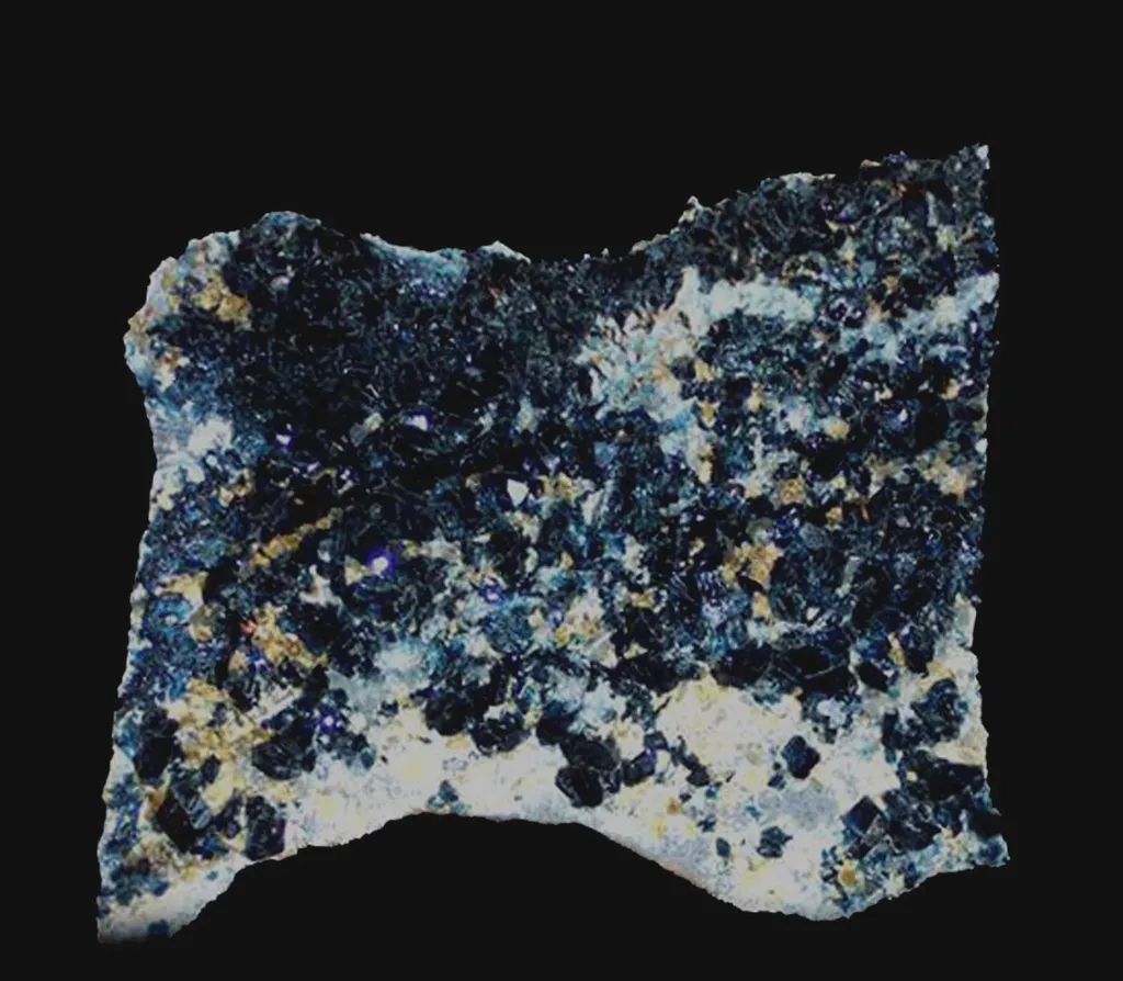 Lazulite from Canada, Yukon, Husky Mine