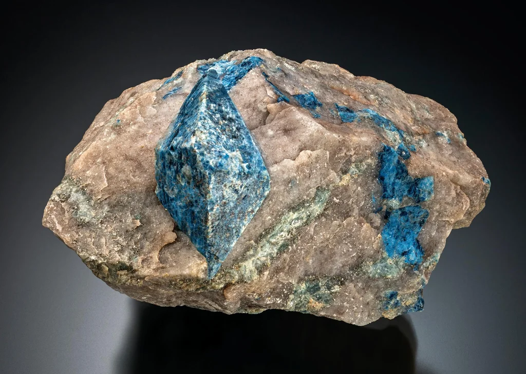 Lazulite from Graves Mountain, Georgia, USA image