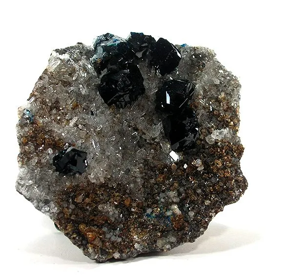 Lazulite, Quartz, Siderite image