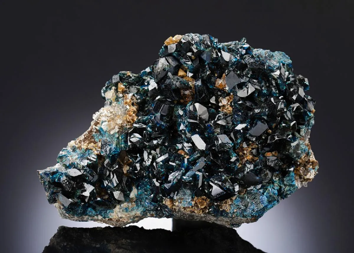 Lazulite with Siderite and Quartz - image 1