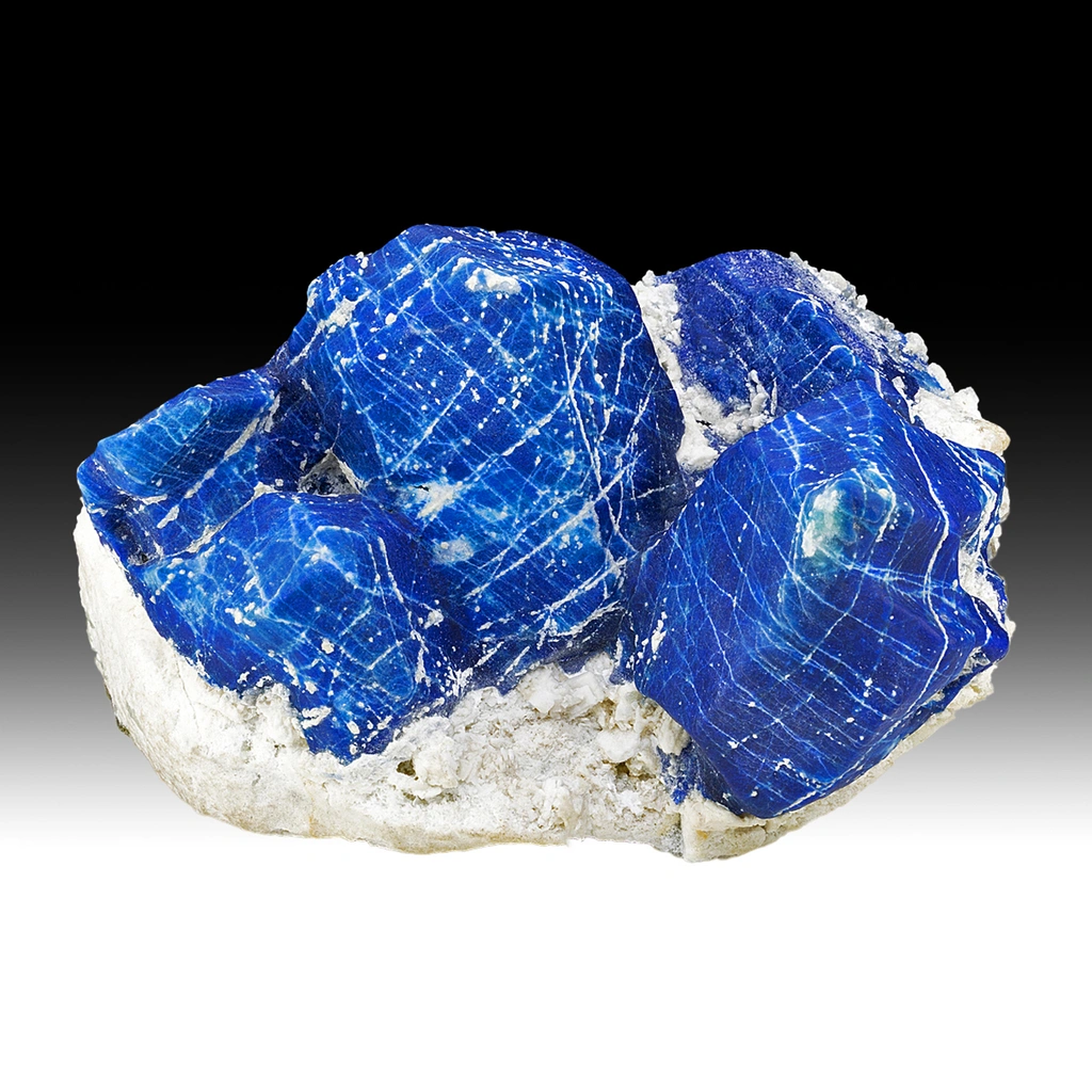 Lazurite from Dar-e-Zu mine, Ladjuar Medam, Sar-e-Sang, Kuran wa Munjan District, Badakhshan, Afghanistan - image 1