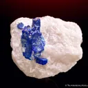 Lazurite (Lapis) ps. Phlogopite on Calcite - image 5