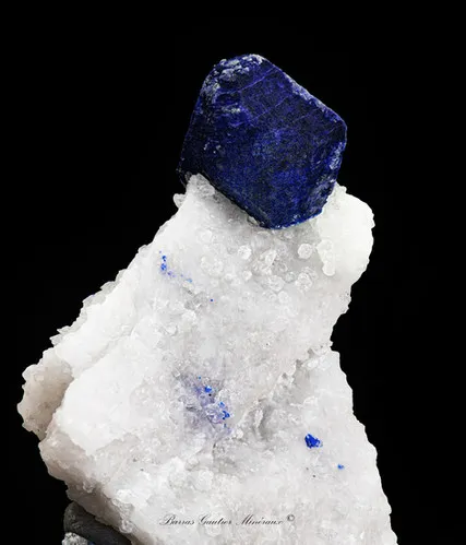 Lazurite on Calcite - image 2