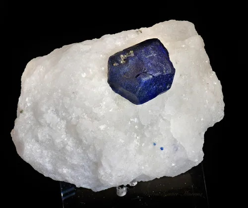 Lazurite on Calcite - image 2