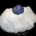 Lazurite on Calcite - image 1