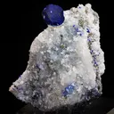 Lazurite on Calcite - image 1