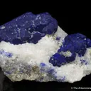 Lazurite on Calcite and Pyrite - image 8