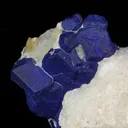 Lazurite on Calcite and Pyrite - image 4