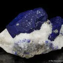 Lazurite on Calcite and Pyrite - image 9